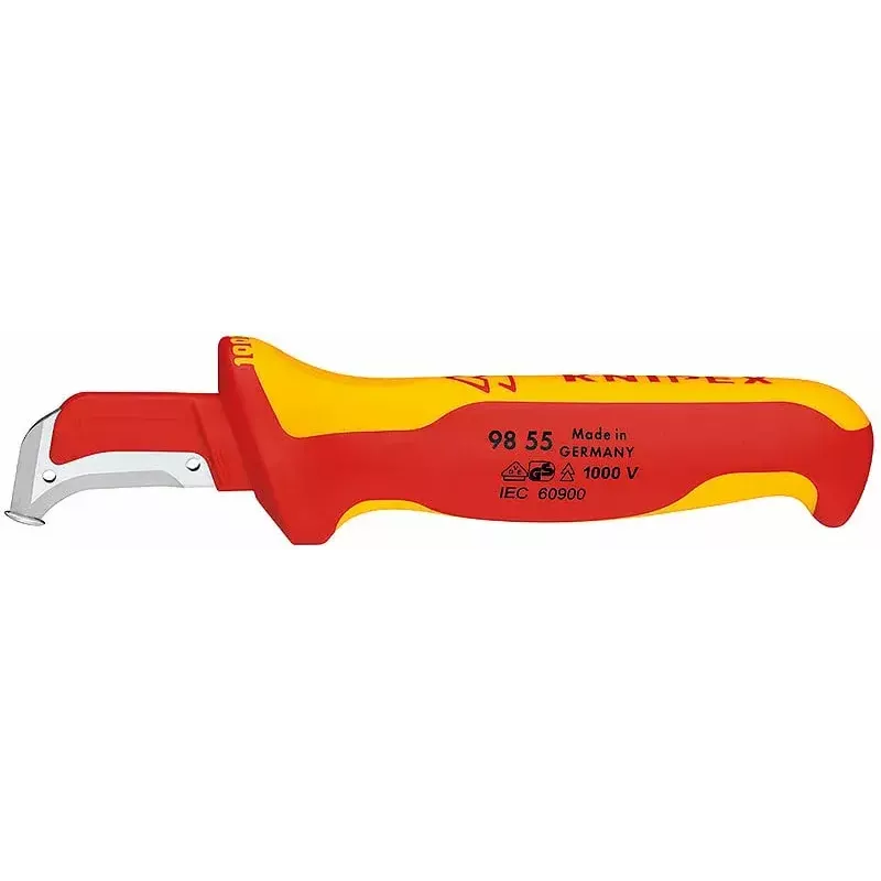 Σταθερό μαχαίρι Knipex 009855 Μεταλλικό κόκκινο κίτρινο