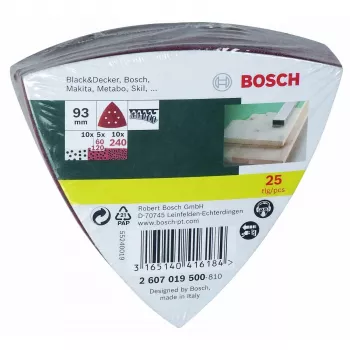Bosch 2 607 019 500 εξάρτημα λείανσης 25 τεμ.