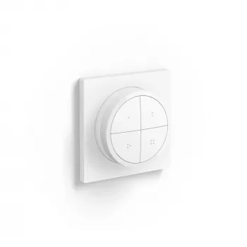 Philips Hue Tap Dial διακόπτης 929003500101, ασύρματος, συμβατός με HomeKit, πλαστικός, λευκός