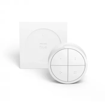 Philips Hue Tap Dial διακόπτης 929003500101, ασύρματος, συμβατός με HomeKit, πλαστικός, λευκός
