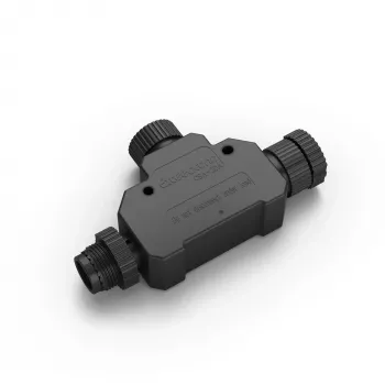 Philips T-βύσμα για LowVolt, μονάδα σύνδεσης, μαύρο, πλαστικό, Philips, πίσω αυλή, μπροστινός κήπος, κήπος, βεράντα, IP67