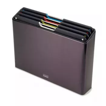 Ξύλο κοπής Joseph Joseph Folio Steel Ορθογώνιο Carbon 356x263mm