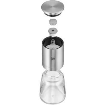 Μύλος αλατιού και πιπεριού WMF De Luxe 14 cm ανοξείδωτο με κεραμικό μύλο