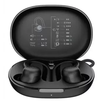 Ακουστικά Belkin SoundForm ActiveFit Ενσύρματα Ασύρματα Bluetooth μαύρο