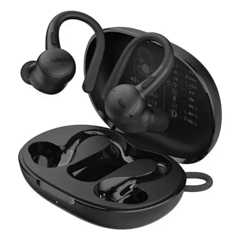 Ακουστικά Belkin SoundForm ActiveFit Ενσύρματα Ασύρματα Bluetooth μαύρο