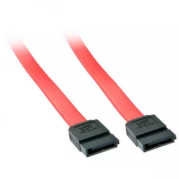 Lindy 0,2 m καλώδιο SATA, 0,2 m, SATA III, SATA 7 ακίδων, SATA 7 ακίδων, υποδοχή/υποδοχή, Κόκκινο