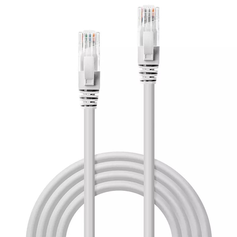 Lindy 0,5 m καλώδιο δικτύου CAT6 U/UTP, Λευκό