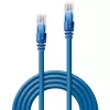Lindy 2m Cat.6 U/UTP καλώδιο δικτύου, μπλε