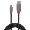 Lindy 3m καλώδιο USB 2.0 Type-A σε Micro-B, Anthra Line