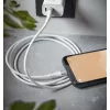 Intenso A315C 7901102 καλώδιο USB-A σε USB-C, USB 2.0, 3 A, PD έως 60 W, νάιλον, 1,5 m, λευκό
