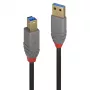 Lindy 0,5m καλώδιο USB 3.2 Type-A σε B, 5 Gbit/s, Anthra Line