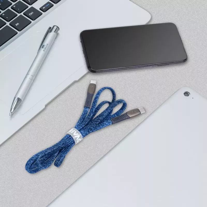 Καλώδιο USB Rivacase PS6105 BL12 USB 2.0 1,2 m USB-C μπλε