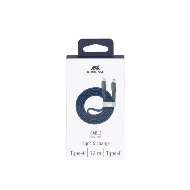 Καλώδιο USB Rivacase PS6105 BL12 USB 2.0 1,2 m USB-C μπλε