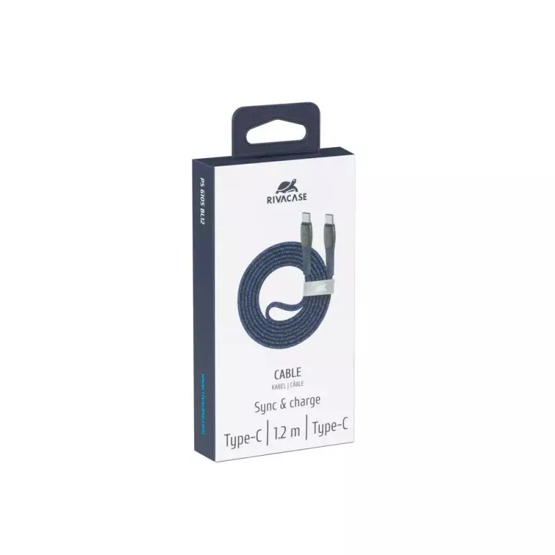 Καλώδιο USB Rivacase PS6105 BL12 USB 2.0 1,2 m USB-C μπλε