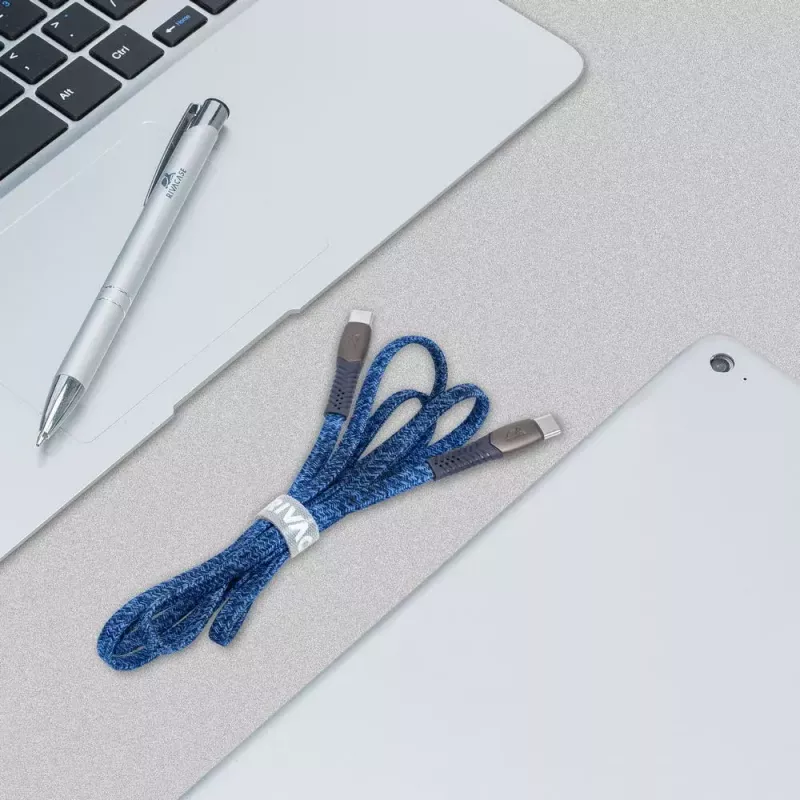 Καλώδιο USB Rivacase PS6105 BL12 USB 2.0 1,2 m USB-C μπλε