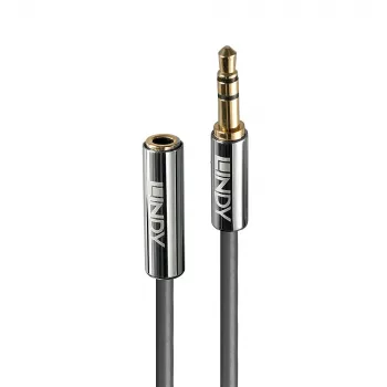 Lindy 1m καλώδιο επέκτασης ήχου 3,5 mm, Cromo Line