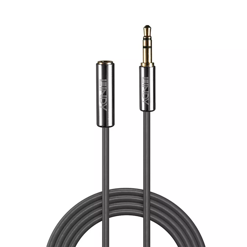 Lindy 0.5M ΚΑΛΩΔΙΟ ΗΧΟΥ 3.5MM, CROMO LINE