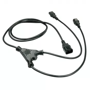 Lindy 1m καλώδιο διαχωριστή IEC IEC C14 σε 2 x IEC C13