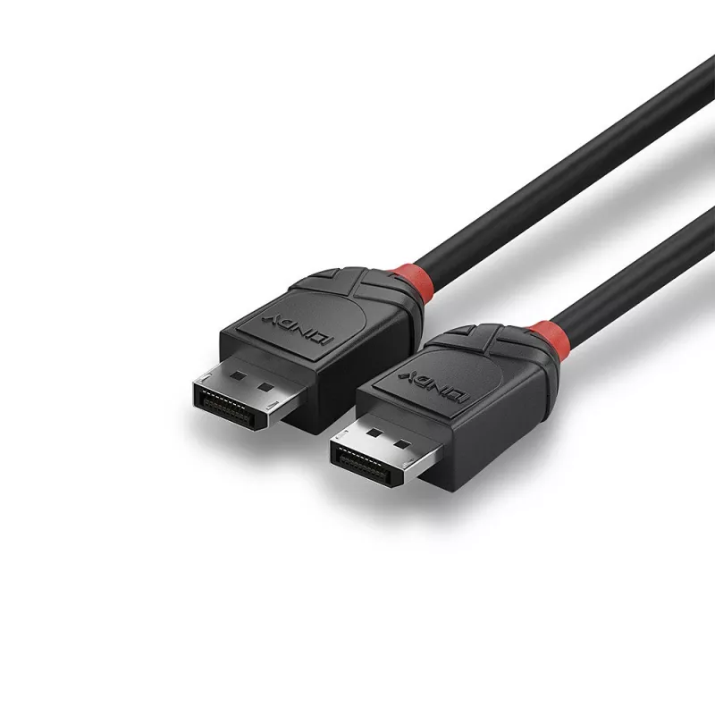 Lindy 0,5m καλώδιο DisplayPort 1.2, Black Line