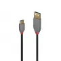 Lindy 3 m καλώδιο USB 2.0 Type-A σε Type-C, Anthra Line