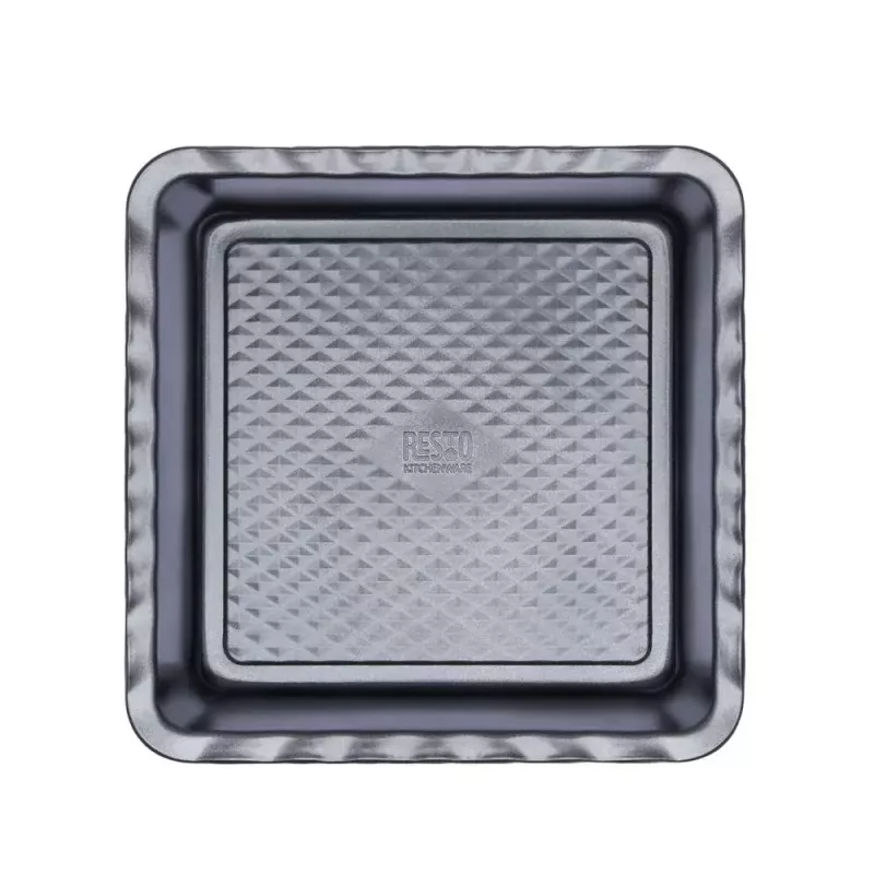 Φόρμα λαζάνια Resto Kitchenware 96115 ορθογώνια ανθρακούχος χάλυβας 255x255x50 mm