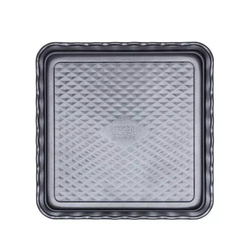 Φόρμα λαζάνια Resto Kitchenware 96115 ορθογώνια ανθρακούχος χάλυβας 255x255x50 mm