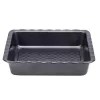 Φόρμα λαζάνια Resto Kitchenware 96115 ορθογώνια ανθρακούχος χάλυβας 255x255x50 mm