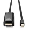 Lindy 36926 καλώδιο Mini DisplayPort σε HDMI, 1 m, παθητικό, 4K30