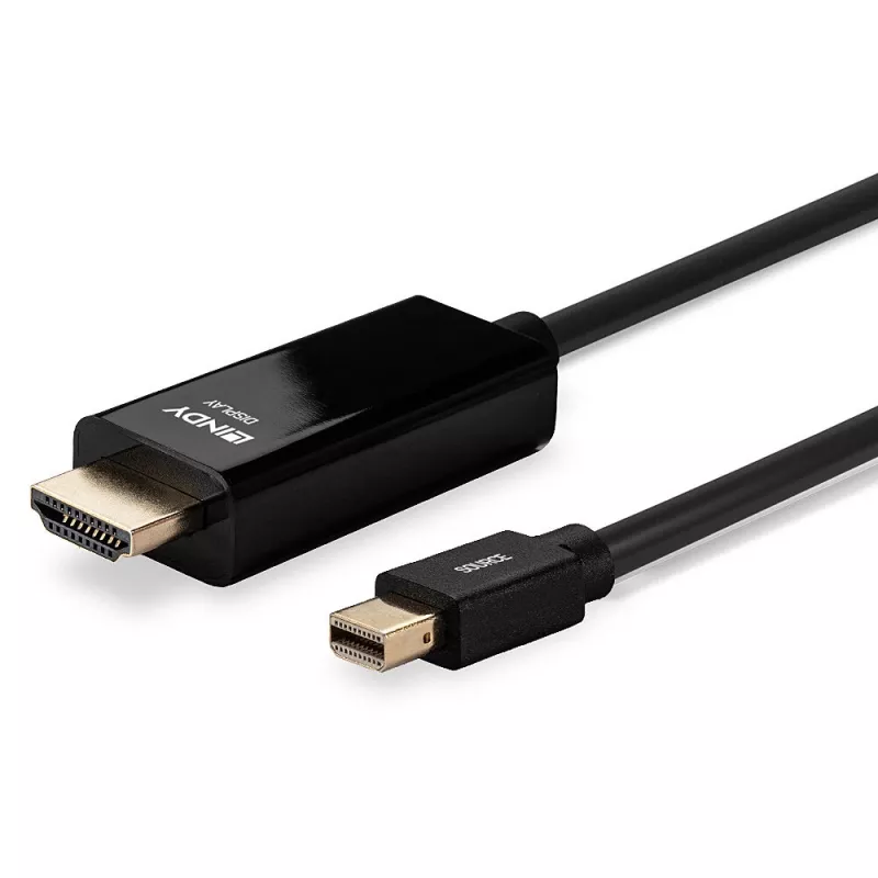 Lindy 36926 καλώδιο Mini DisplayPort σε HDMI, 1 m, παθητικό, 4K30