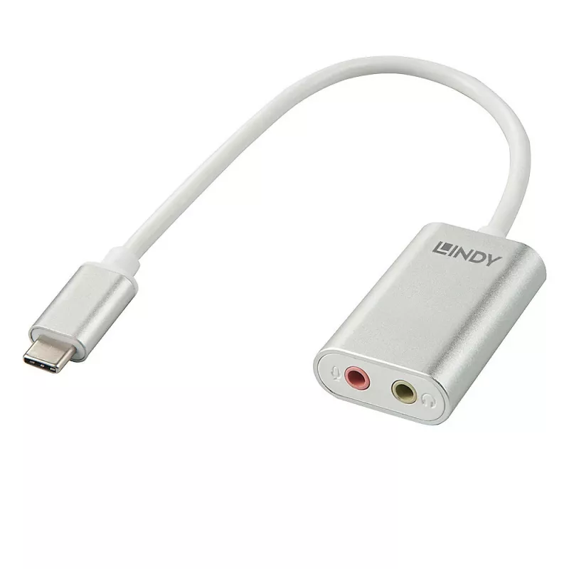 Μετατροπέας USB Type-C σε ήχο Lindy 42711