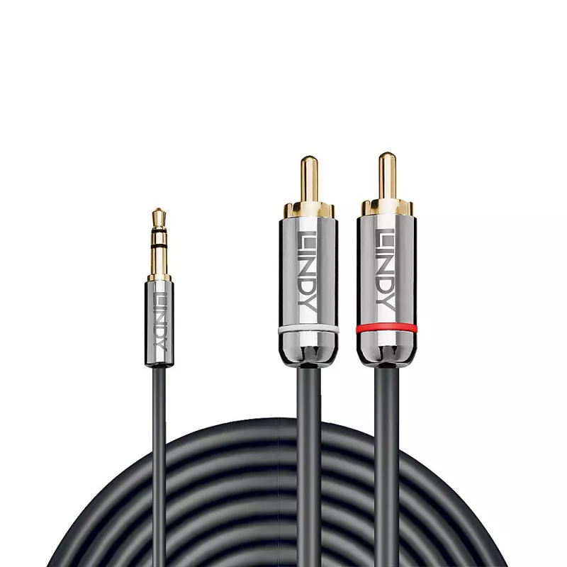 Καλώδιο ήχου Lindy 10m 3,5mm σε Cinch, Cromo Line