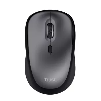 Trust Yvi+ Silent Ασύρματο ποντίκι, Δεξιόχειρας, Οπτικό, RF Wireless, 1600 DPI, Μαύρο