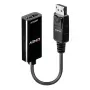 Lindy 41718 προσαρμογέας DisplayPort 1.2 σε HDMI, παθητικός, 4K30, 0,15 m, μαύρος