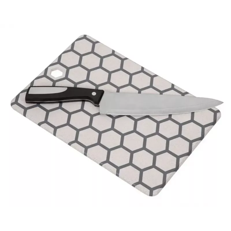 Σανίδα κοπής Resto Kitchenware 95403 Ορθογώνια Πλαστικό Γκρι Λευκό