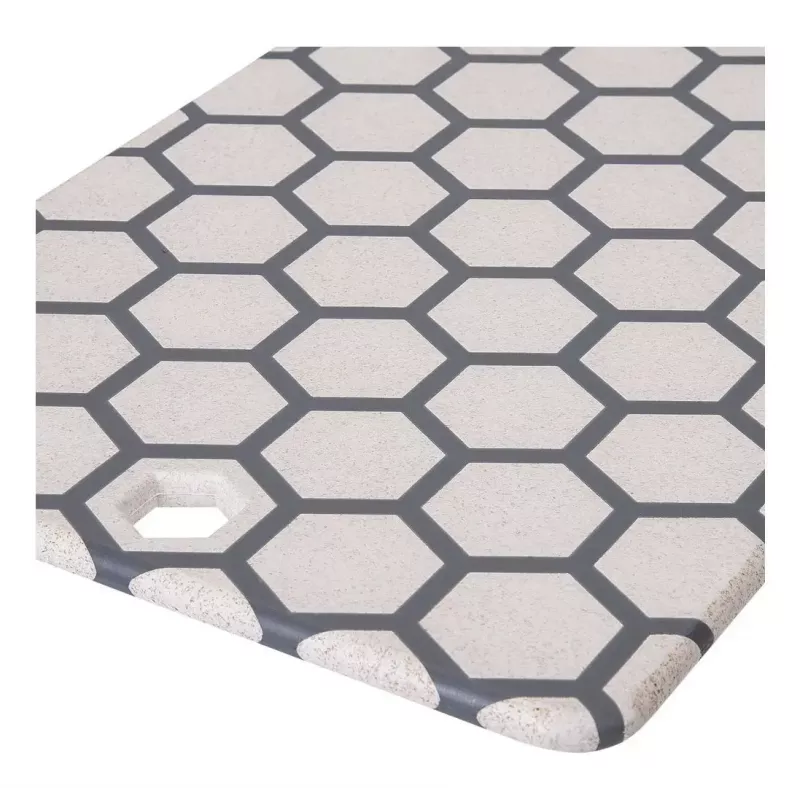 Σανίδα κοπής Resto Kitchenware 95403 Ορθογώνια Πλαστικό Γκρι Λευκό