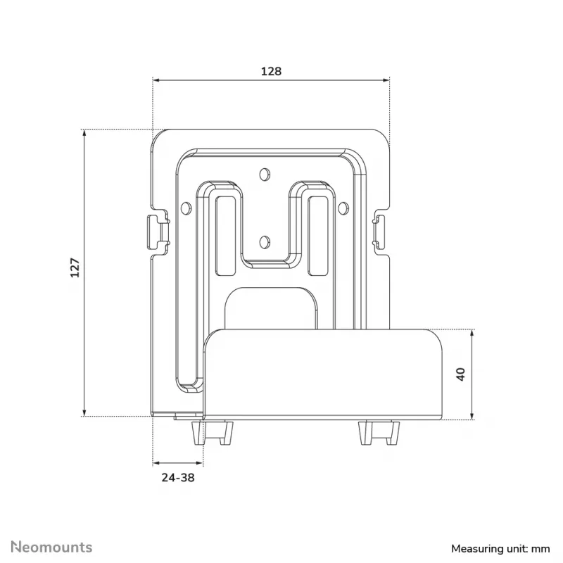 Βάση media player Neomounts AWL-440BL Universal