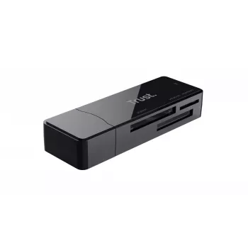 Trust Nanga 21935 συσκευή ανάγνωσης καρτών, USB 3.1 Gen 1, Type-A, SD/microSD/MS, μαύρη