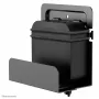 Neomounts AWL-450BL βάση για media player, καθολική, κατάλληλη και για Apple TV, 5 kg, βάθος 47–76 mm, 128 mm, ατσάλι, μαύρη