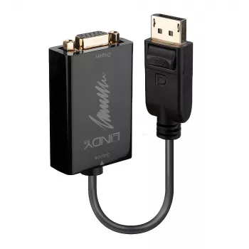 Lindy 41006 ενεργός μετατροπέας DisplayPort σε VGA, 0,15 m, μαύρος