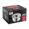 Resto Kitchenware Anser 2,5 l, στρογγυλό, μαύρο, ανοξείδωτο ατσάλι