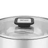 Resto Kitchenware Anser 2,5 l, στρογγυλό, μαύρο, ανοξείδωτο ατσάλι