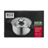 Resto Kitchenware Anser 2,5 l, στρογγυλό, μαύρο, ανοξείδωτο ατσάλι
