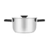 Resto Kitchenware Anser 2,5 l, στρογγυλό, μαύρο, ανοξείδωτο ατσάλι