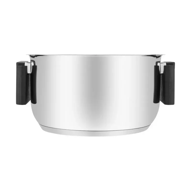 Resto Kitchenware Anser 2,5 l, στρογγυλό, μαύρο, ανοξείδωτο ατσάλι