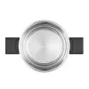 Resto Kitchenware Anser 2,5 l, στρογγυλό, μαύρο, ανοξείδωτο ατσάλι