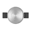 Resto Kitchenware Anser 2,5 l, στρογγυλό, μαύρο, ανοξείδωτο ατσάλι