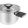 Resto Kitchenware Anser 2,5 l, στρογγυλό, μαύρο, ανοξείδωτο ατσάλι