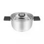 Resto Kitchenware Anser 2,5 l, στρογγυλό, μαύρο, ανοξείδωτο ατσάλι