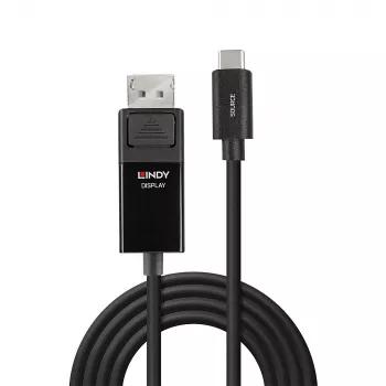 Lindy 2m καλώδιο προσαρμογέα USB Type-C σε DP 4K60 με HDR