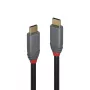 Lindy 1,5 m καλώδιο USB 3.2 Type-C σε C, 20 Gbit/s, 5 A, PD, Anthra Line